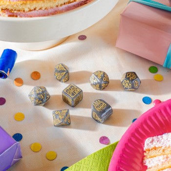 Happy Birthday kauliukų rinkinys - Confetti Q-WORKSHOP